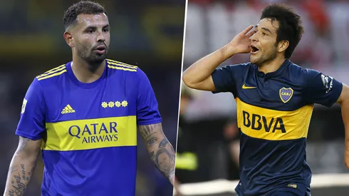 Edwin Cardona y Nicolás Lodeiro en Boca