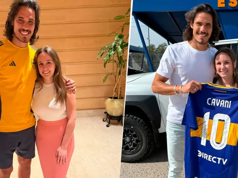 La visita francesa que sorprendió a Cavani en Buenos Aires: "No puedo creer que estés acá"