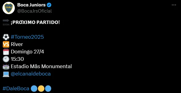 La chicana de Boca a River.