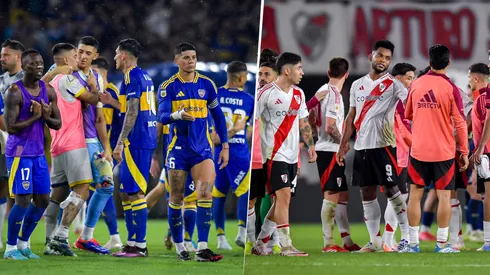 Las probables formaciones de Boca y River para el Superclásico.