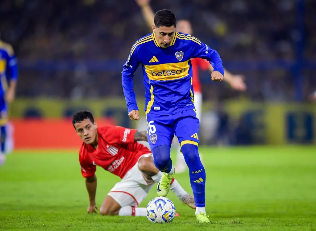 Miguel Merentiel en Boca vs. Estudiantes (Getty Images)