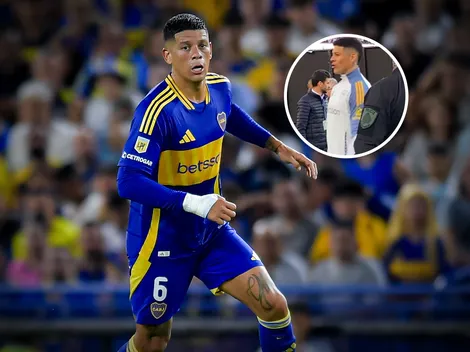 El gesto de Marcos Rojo a los hinchas de River que los de Boca reprobaron: "¿Qué hace?"