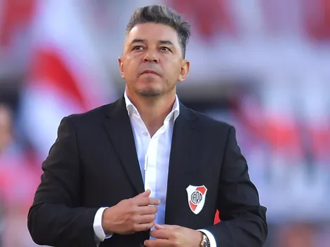 La sutil chicana de Gallardo a Gago por la línea de 5 de Boca: "Al verlo así..."