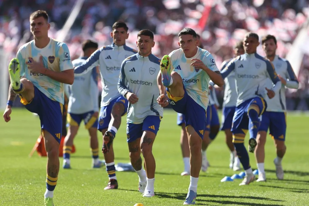 Boca en la previa del Superclásico (Getty Images)