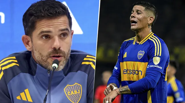 Fernando Gago y Marcos Rojo (Getty Images)