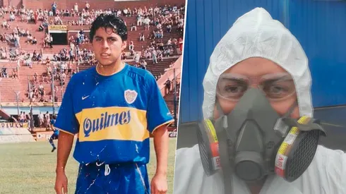 Bahamonde jugó en Boca y jugó un Superclásico de verano frente a River.