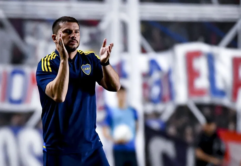 Mariano Herrón, DT interino de Boca (Getty Images)