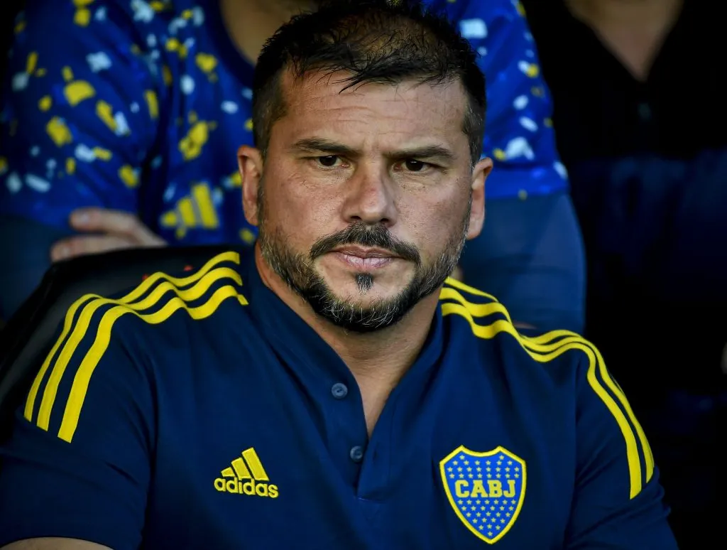 Mariano Herrón, DT interino de Boca (Getty Images)