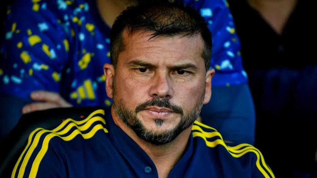 Mariano Herrón, DT interino de Boca (Getty Images)