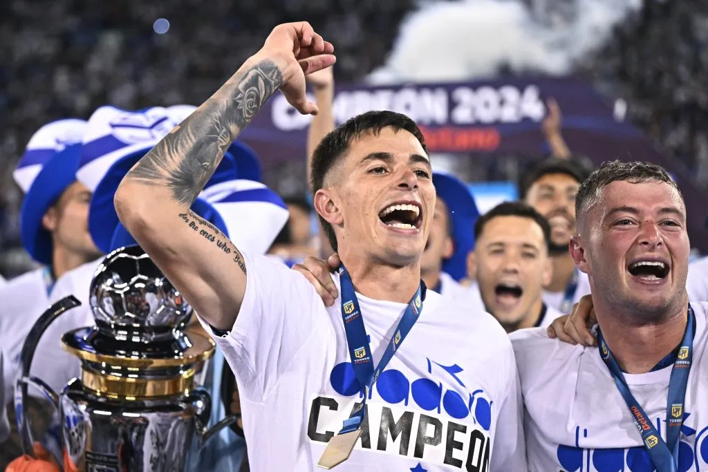 A Riquelme le encanta Valentín Gómez para Boca. (Getty)