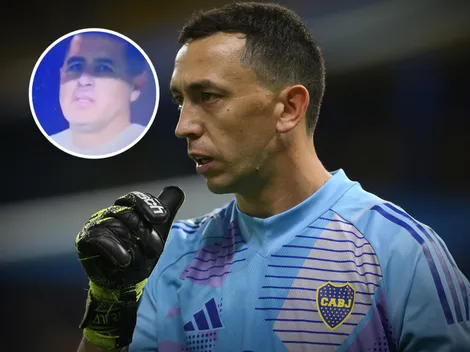 No se vio: la súplica de Riquelme a Marchesín en medio de los penales