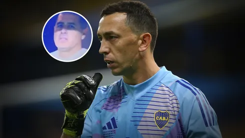 El pedido de Riquelme a Marchesín en la previa a los penales contra Lanús.