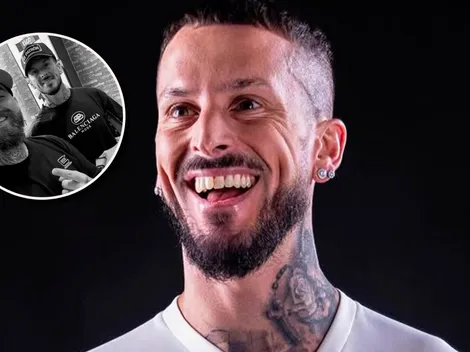 Viral: Benedetto se tatuó una nueva frase filosófica en el cuello