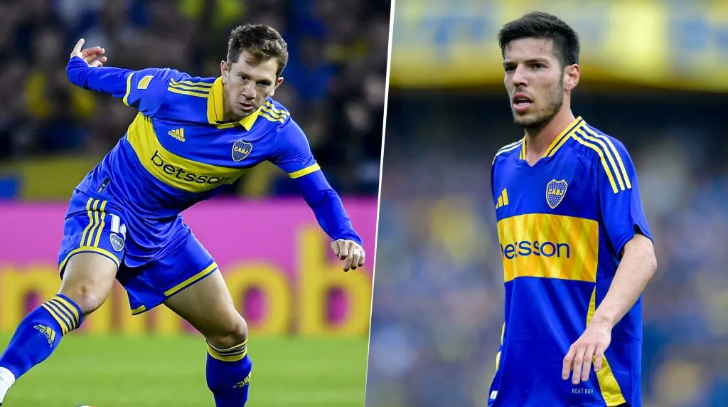 Rolón y Martegani, con chances de irse de Boca. (Getty)