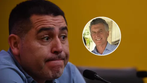 Riquelme se cruzó con Macri en Paraguay.