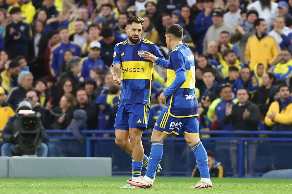 Merentiel-Giménez, la posible dupla ofensiva de Boca. (Getty)