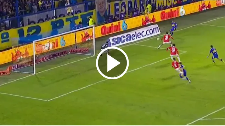 Palacios tuvo el primero para Boca.