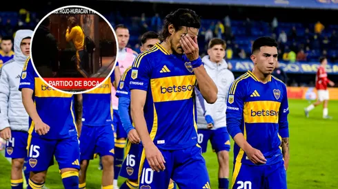 Los hinchas de Boca, con todo contra los jugadores.