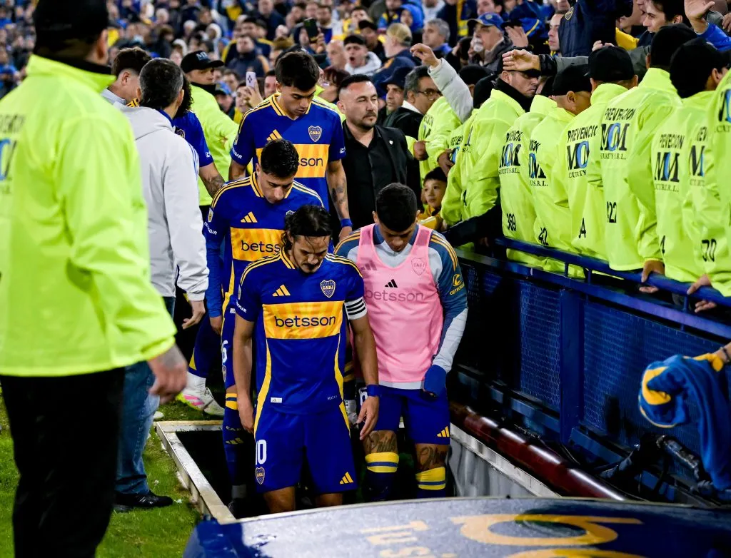 Desolación. Otra vez, Boca no estuvo a la altura de un partido importante.