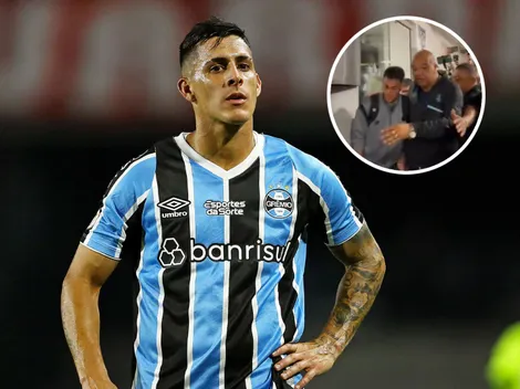 Pavón, detenido en Brasil: fue acusado de escupir a un policía