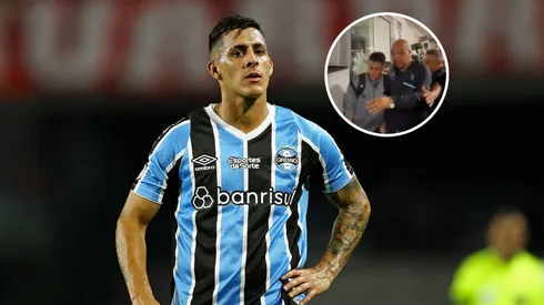 Cristian Pavón, acusado de escupir a un policía en Brasil.