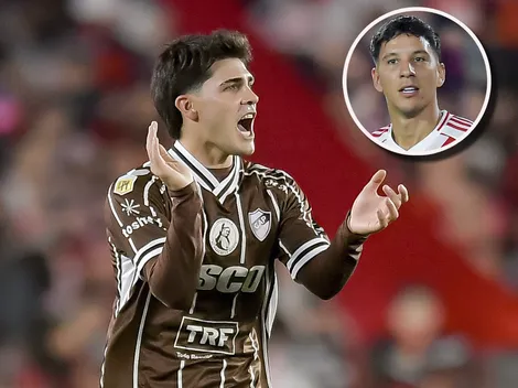 Picante posteo: la burla de Taborda a Driussi tras el histórico triunfo de Platense