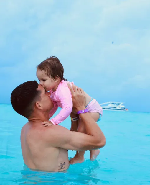 La foto que se tatuó Lautaro Blanco. (Captura)