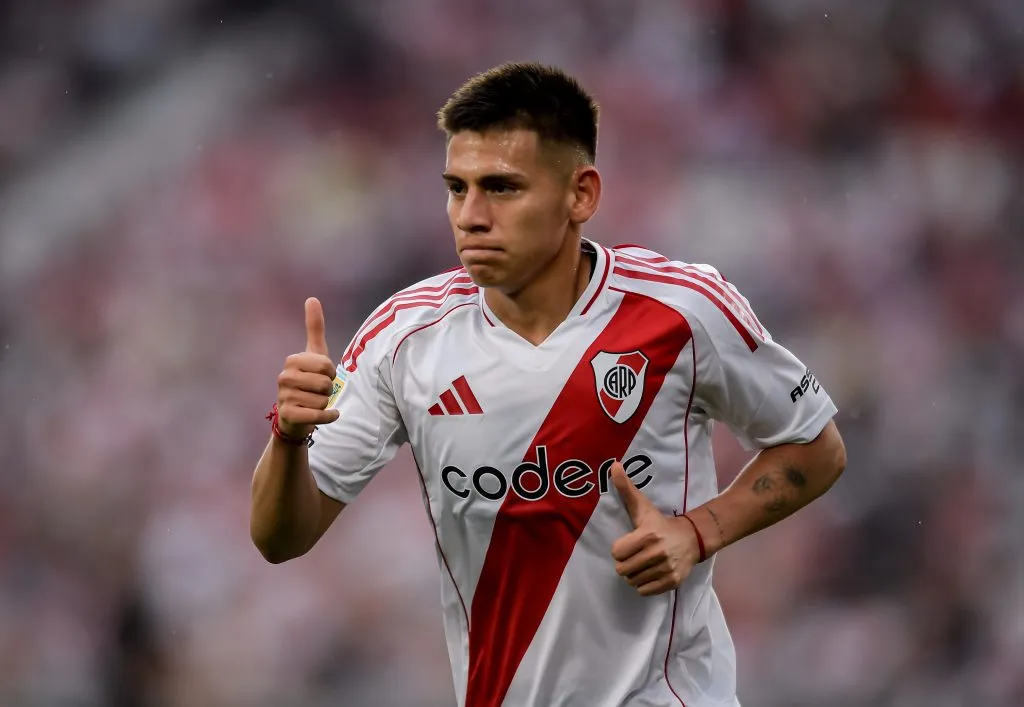 Claudio Echeverri, ex jugador de River (Getty Images)