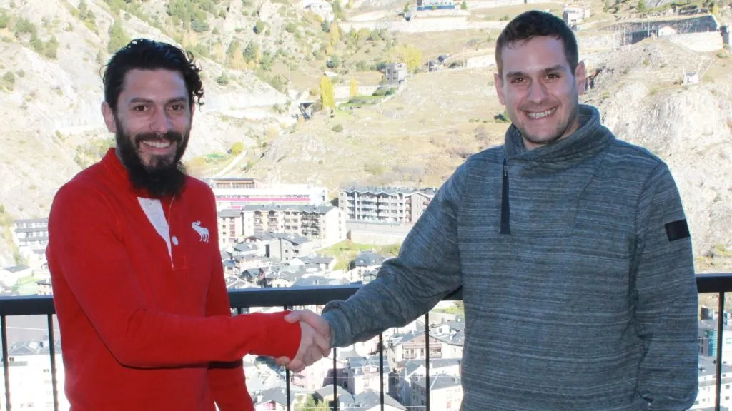 Cellay (izquierda) es presidente del UE Engordany de Andorra. (Engordany Oficial)
