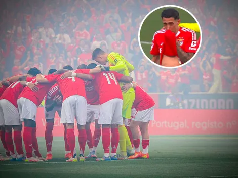 El duro golpe que recibió Benfica antes de Boca: Di María terminó en llanto