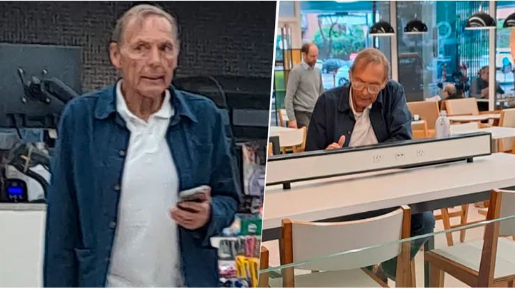 Russo desayunó en una estación de servicio mientras espera por su futuro.