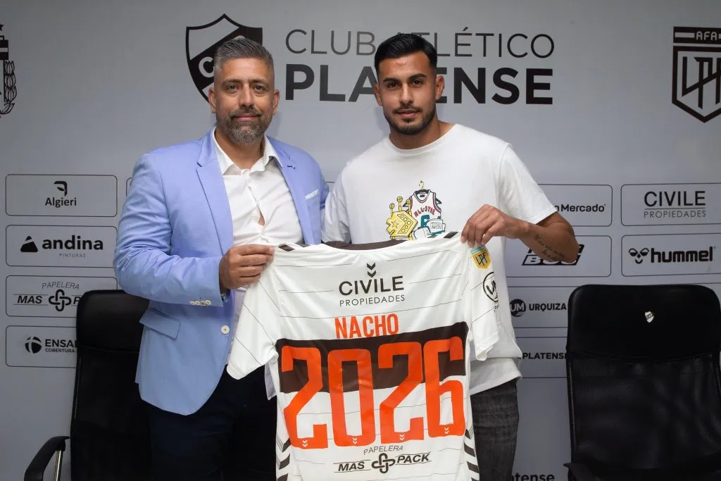 Nacho Vázquez, jugador de Platense (Platense Oficial)
