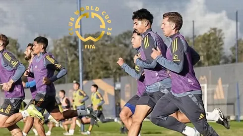 El detalle especial que hubo en la práctica de Boca a semanas del Mundial de Clubes.