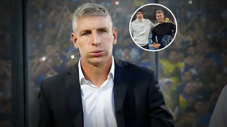 Palermo se dedica al pádel y conformó dupla con un exBoca.