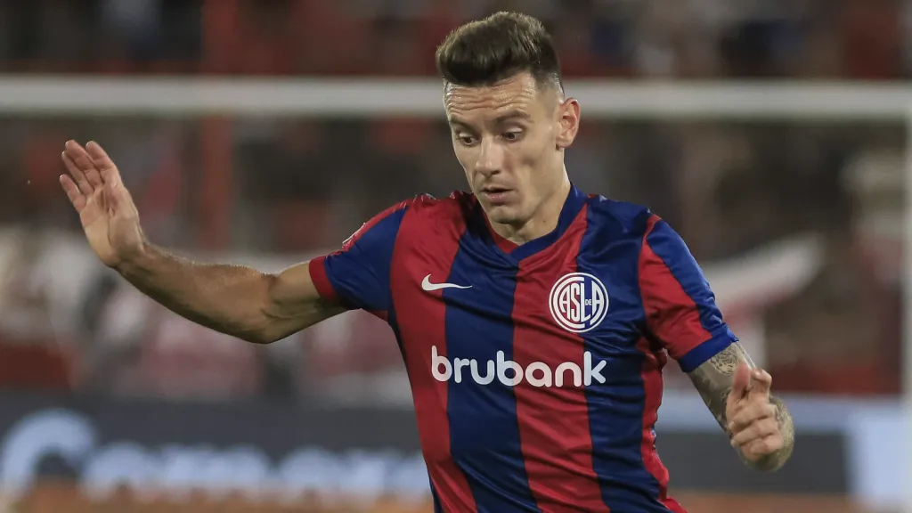 Malcom Braida, jugador de San Lorenzo