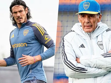 Russo habló con Cavani: cómo fue la charla entre el DT de Boca y el delantero, a pocos días de Benfica