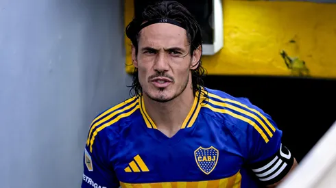 Edinson Cavani, delantero de Boca (Getty Images)