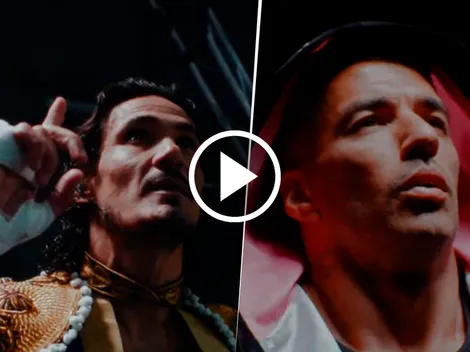 Cavani, con Haaland, Suárez y Kane, se vistió de boxeador antes del Mundial de Clubes 2025