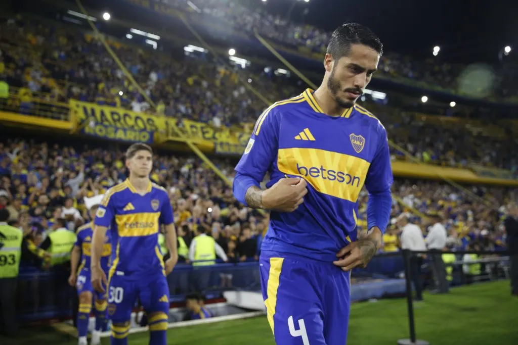 Nicolás Figal trabajó diferenciado en Boca. (Getty)
