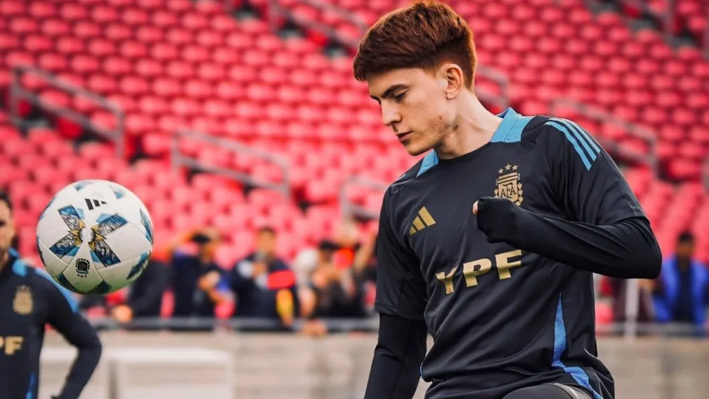 Barco podría ser titular en Argentina vs. Colombia. (Instagram)