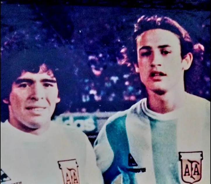 Cecchi debutó en la Selección Argentina antes que en Boca. (Facebook)