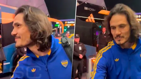 A Cavani le preguntaron por el llamado a Cristiano Ronaldo.