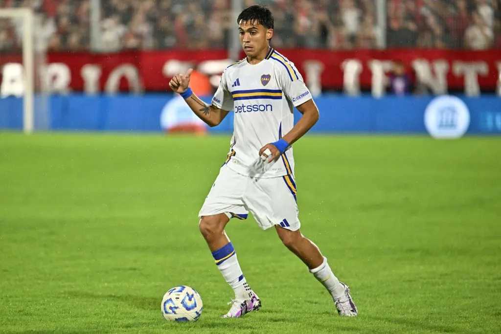 Zeballos tiene contrato con Boca hasta diciembre de 2026. Foto: Getty.