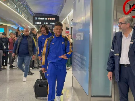 Un hincha de Boca increpó a los jugadores en Ezeiza: "No caminen la cancha"