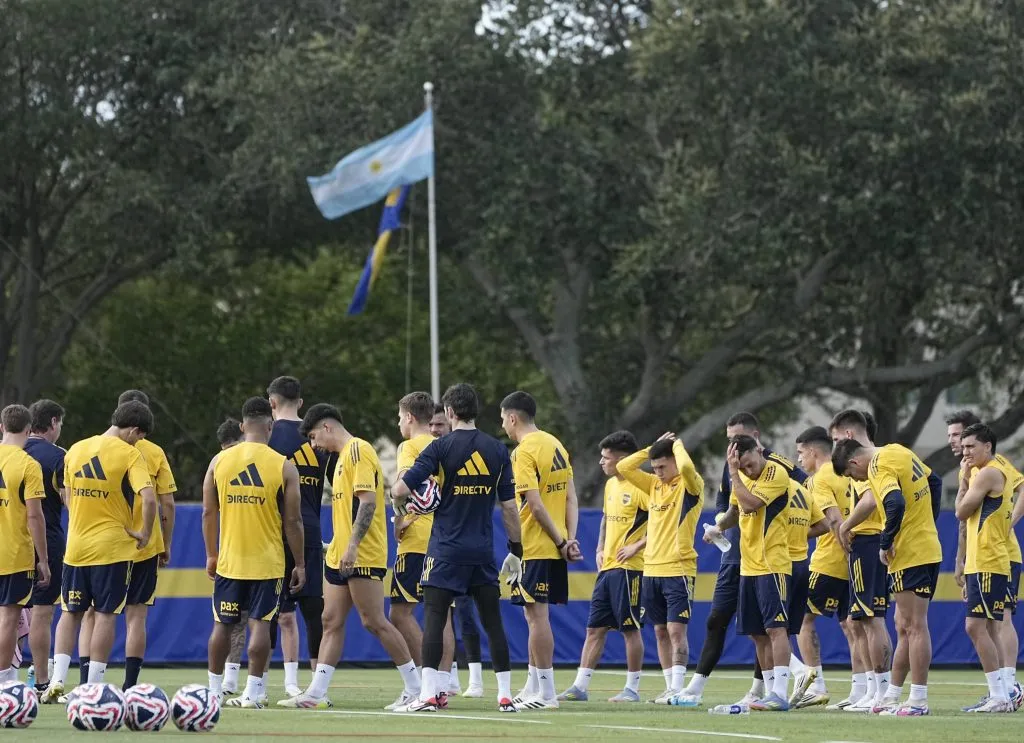 Russo es firme con el plantel. (Prensa Boca)