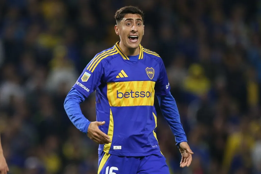 Merentiel será el capitán de Boca vs. Benfica (Getty Images)