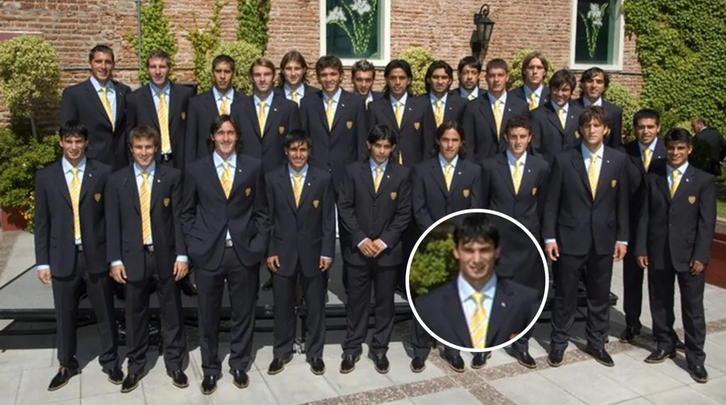 Javi García fue parte de la delegación de Boca para el Mundial de Clubes 2007.