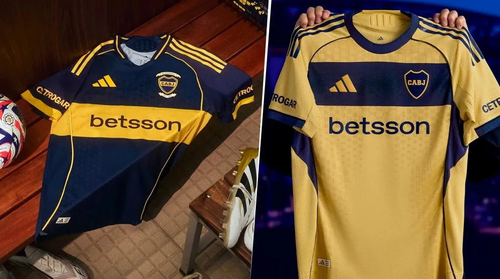 Pedro Rollán fue quien diseñó las últimas camisetas de Boca. (Boca Oficial)