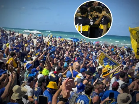 Un ex Boca llevó a sus hijos al histórico banderazo de Miami: "Que vean lo que me tocó vivir"
