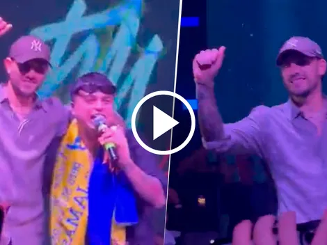 El cantito especial de los hinchas de Boca a Paredes en Miami: "Dejate de j..."